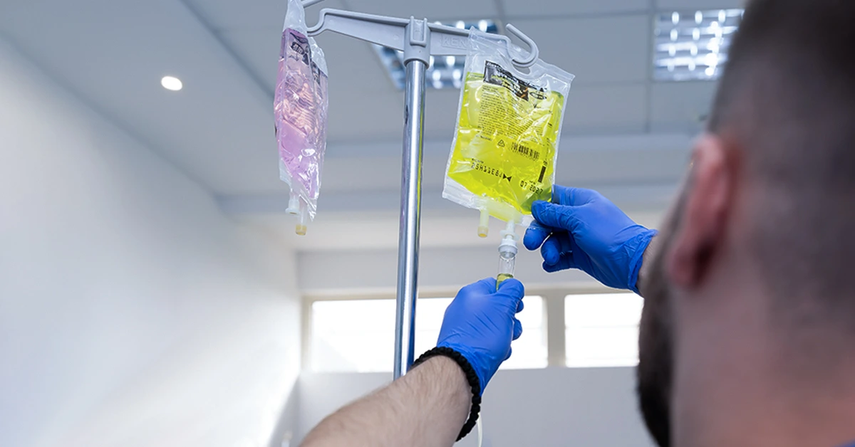 Infusion détox pour thérapie hépatométabolique